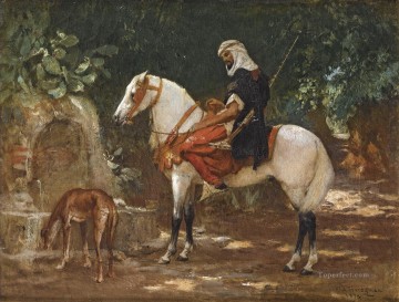 アラブ Painting - 騎馬騎兵 フレデリック・アーサー・ブリッジマン アラブ